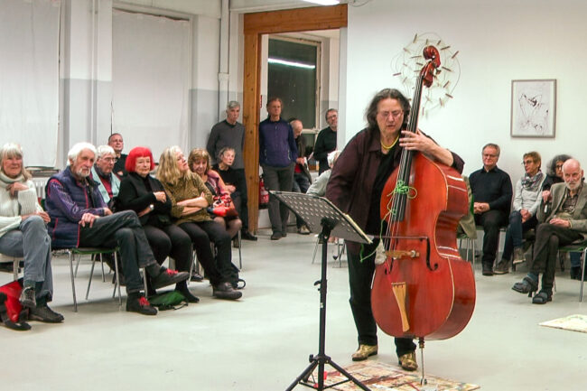 Joëlle Léandre - am 7. Dezember 2024 in der Freien Kunstakademie Frankfurt